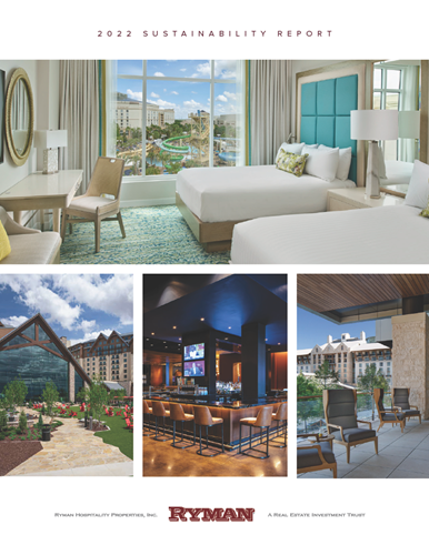 2022 Sustainability Report cover image